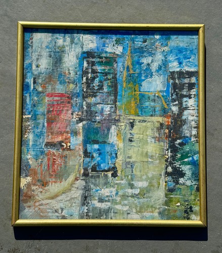 1970 original abstract art - original,