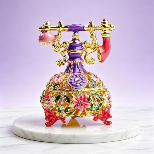 Vintage telephone trinket - telephone,