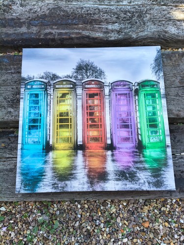 Canvas framed print - , english